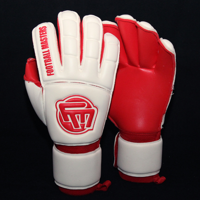 Rękawice Football Masters Full Red Contact Grip Protection RF