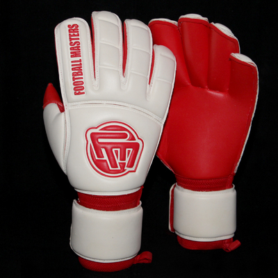 Rękawice Football Masters Full Red Contact Grip RF